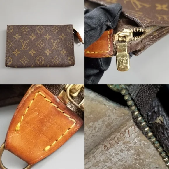 LOUIS VUITTON Classic Vintage Pouch Monogram print